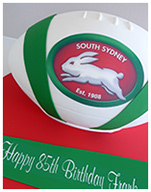 South Sydney Rabbitohs-football-birthday-cake